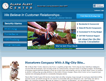 Tablet Screenshot of alarmalertcenter.com